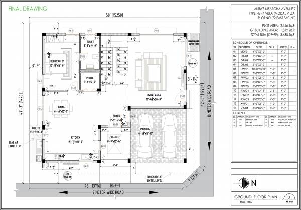  nisarga-avenue-phase-2 Floor Plan Ground Floor Plan
