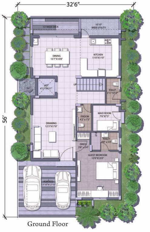  floresta Floor Plan Ground Floor Plan