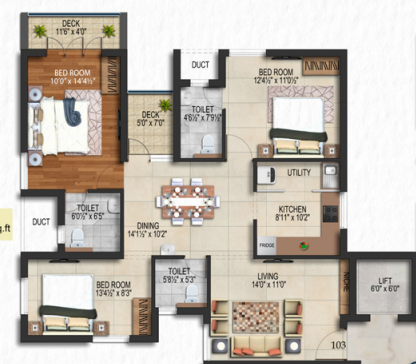  kalpavriksha Floor Plan Floor Plan