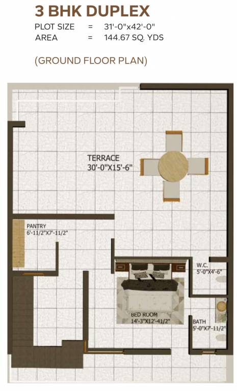  rbc group happy home Floor Plan Ground Floor Plan