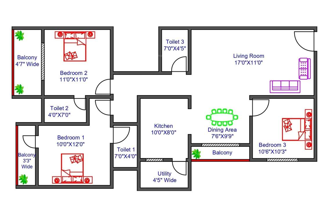  govind residency phase ii Floor Plan Floor Plan