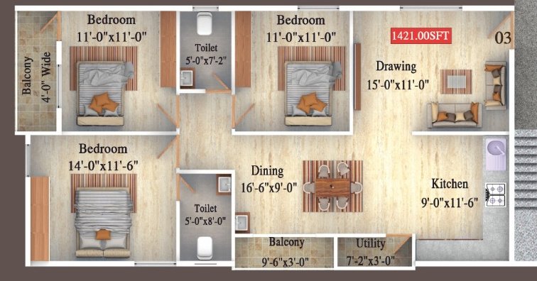  vinayaka homes Floor Plan Floor Plan
