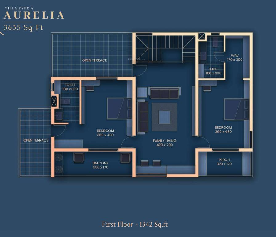 casa aventis Floor Plan First Floor Plan