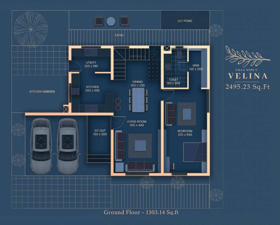 casa aventis Floor Plan Ground Floor Plan