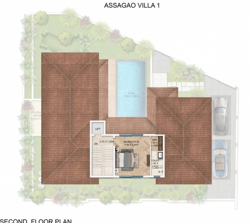  la quinta Floor Plan Second Floor Plan