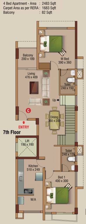  sivaganga Floor Plan Lower Level Duplex Plan