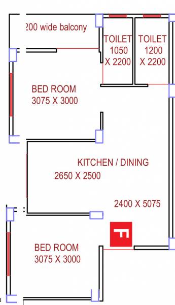  rudrani-residency Floor Plan Floor Plan