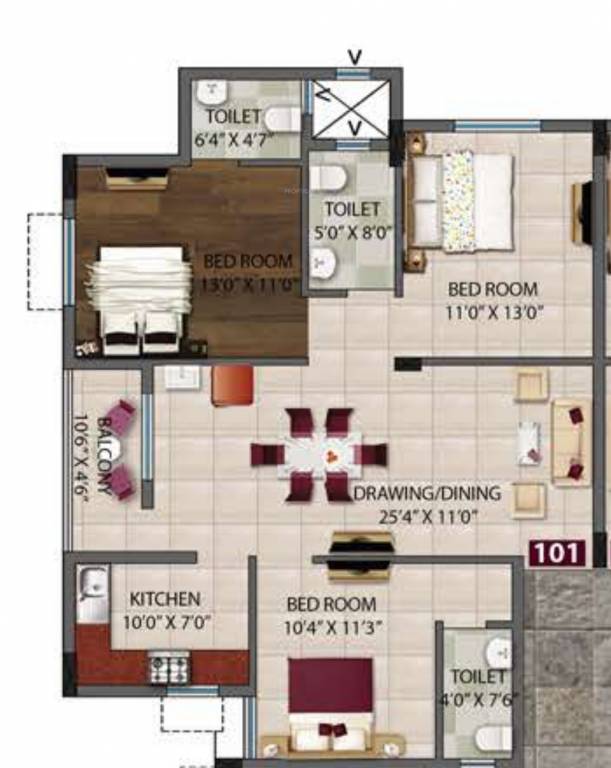 Floor Plan vaishno greens Floor Plan Floor Plan