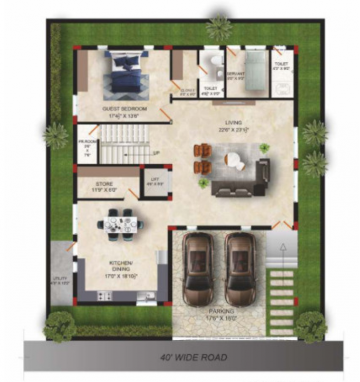  hedgewoods Floor Plan Ground Floor Plan