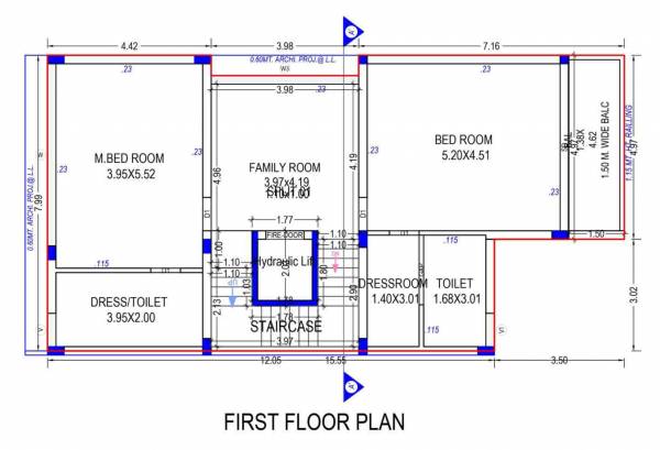  sanidhya-villas Floor Plan First Floor Plan