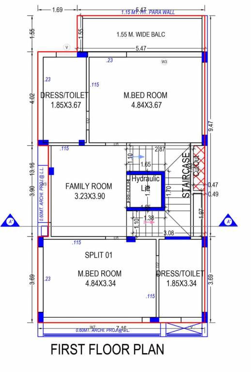  sanidhya villas Floor Plan First Floor Plan