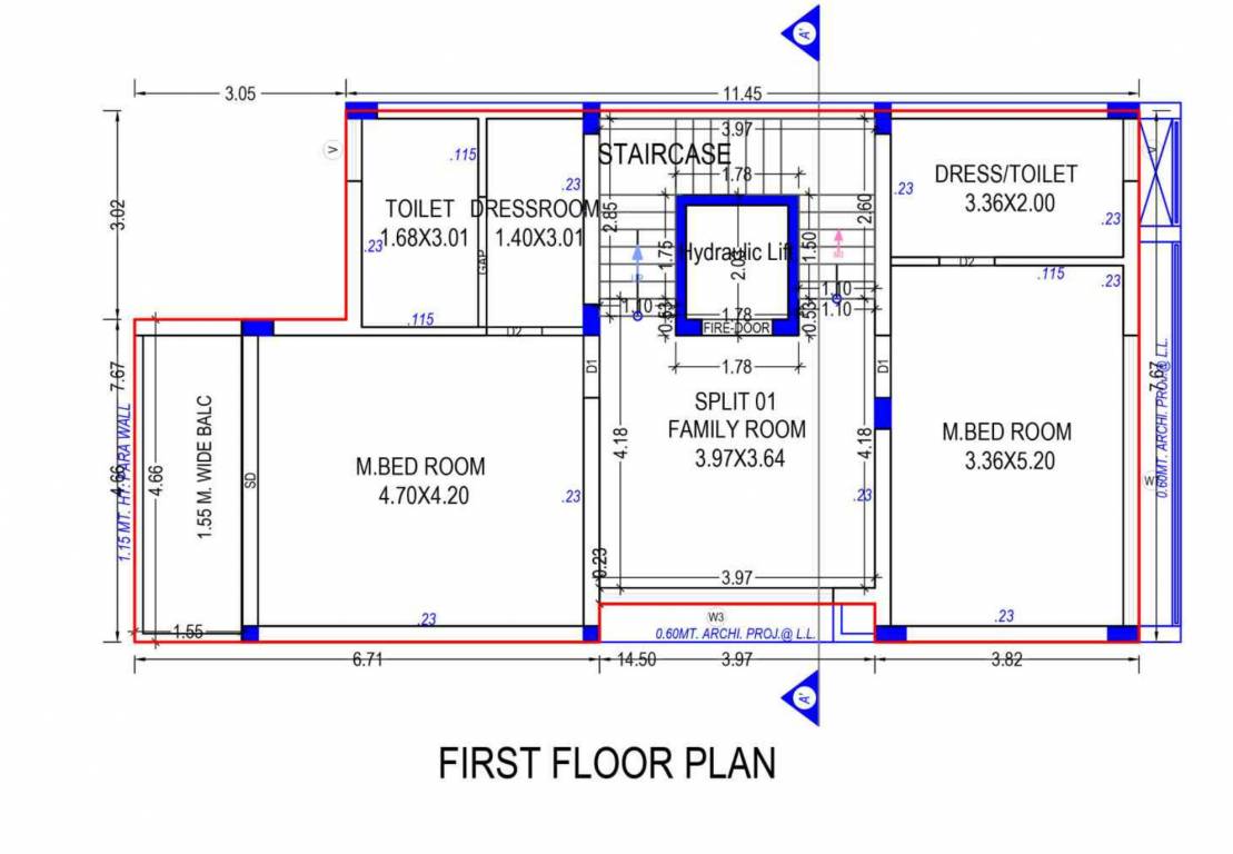  sanidhya villas Floor Plan First Floor Plan