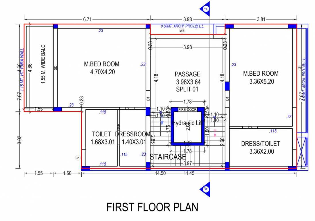  sanidhya villas Floor Plan First Floor Plan