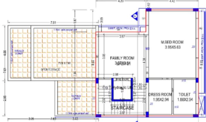 Second Floor Plan sanidhya villas Floor Plan Second Floor Plan
