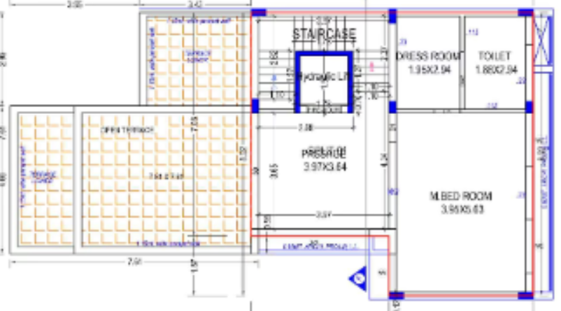 Second Floor Plan sanidhya villas Floor Plan Second Floor Plan