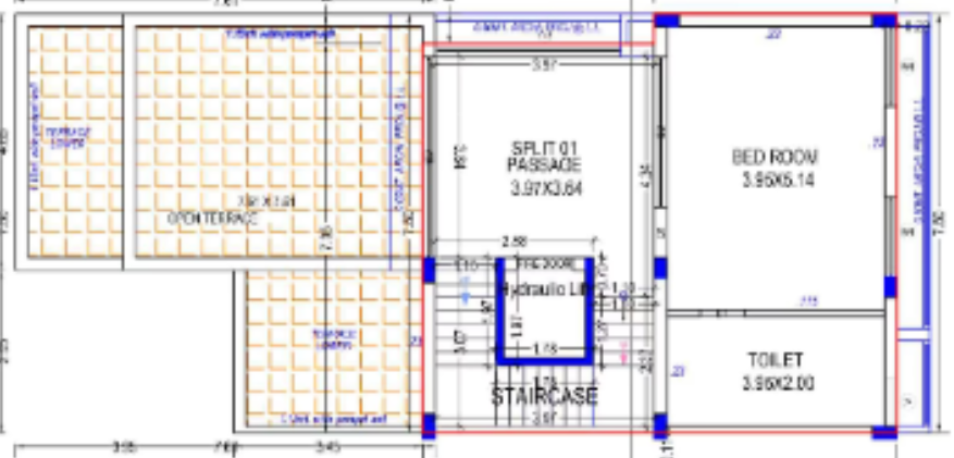 Second Floor Plan sanidhya villas Floor Plan Second Floor Plan