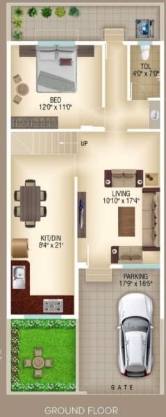  om-dream-villa Floor Plan Ground Floor Plan