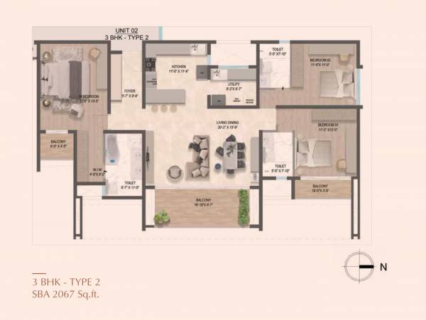  ayatana-residences-e-city Floor Plan Floor Plan