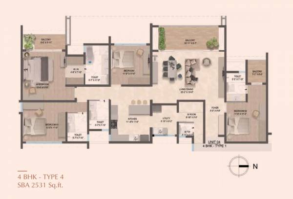  ayatana-residences-e-city Floor Plan Floor Plan