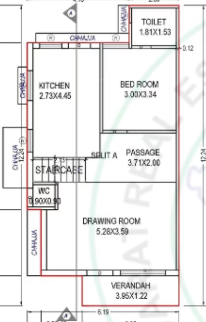  sarjak palace Floor Plan Ground Floor Plan