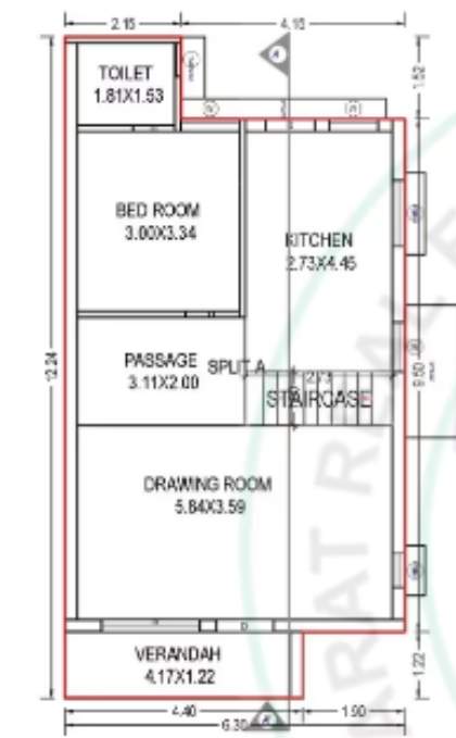  sarjak palace Floor Plan Ground Floor Plan