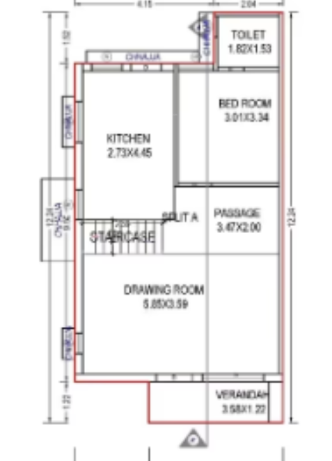  sarjak palace Floor Plan Ground Floor Plan