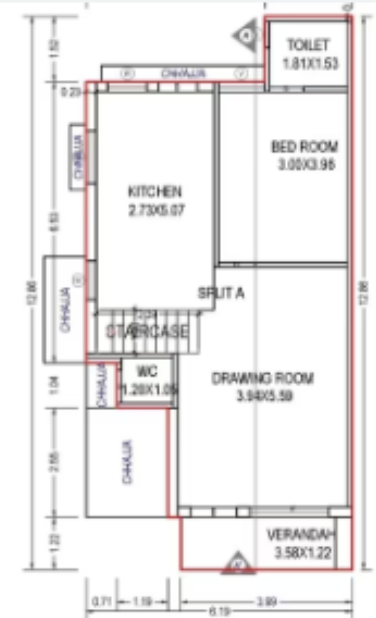  sarjak palace Floor Plan Ground Floor Plan