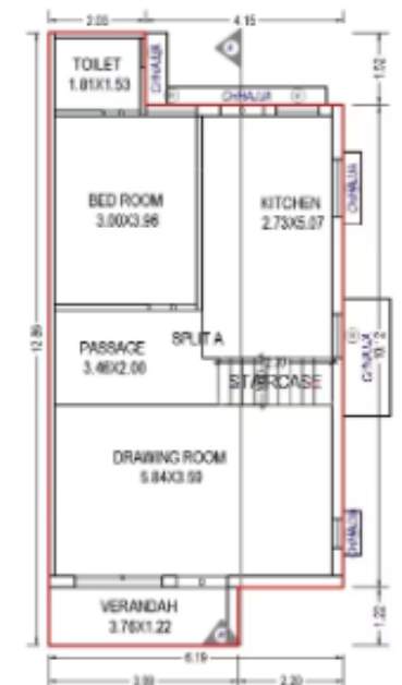  sarjak palace Floor Plan Ground Floor Plan