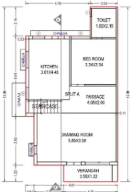  sarjak palace Floor Plan Ground Floor Plan