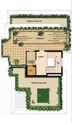  manor villas Floor Plan Terrace Floor Plan