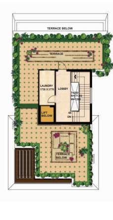  manor villas Floor Plan Terrace Floor Plan