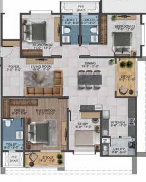  sarang phase ii Floor Plan Floor Plan
