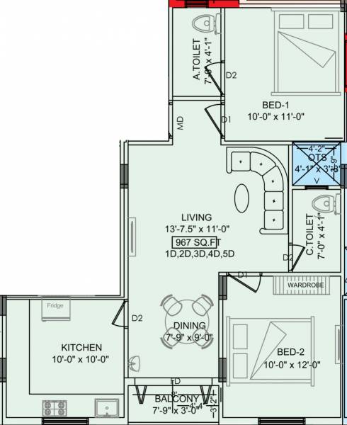  the-peak Floor Plan Floor Plan