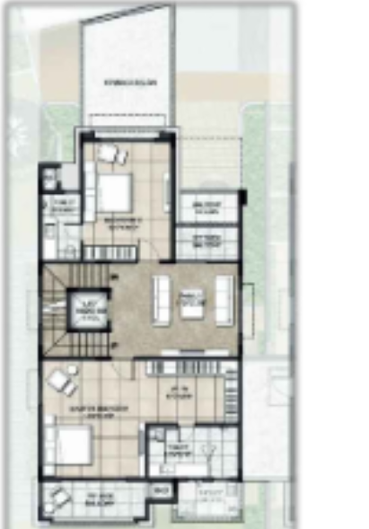  urban retreat Floor Plan Second Floor Plan