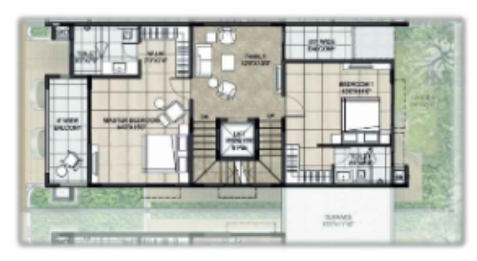  urban retreat Floor Plan Second Floor Plan