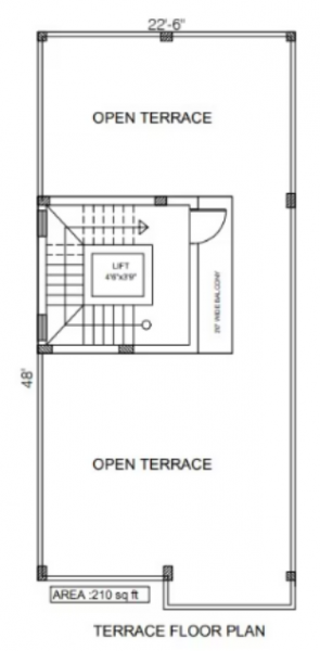  empire-customized-villas Floor Plan Second Floor Plan