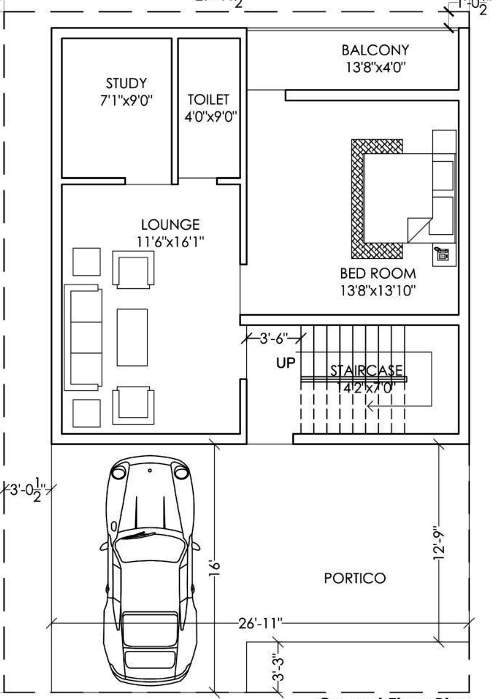  urban ville Floor Plan Ground Floor Plan