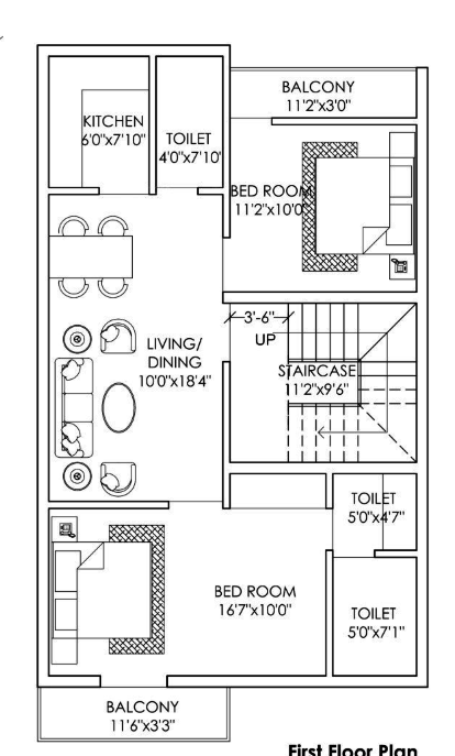  urban ville Floor Plan First Floor Plan
