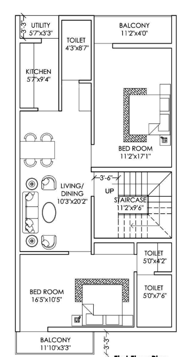  urban ville Floor Plan First Floor Plan