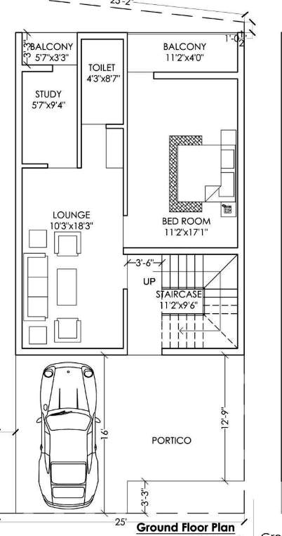  urban ville Floor Plan Ground Floor Plan
