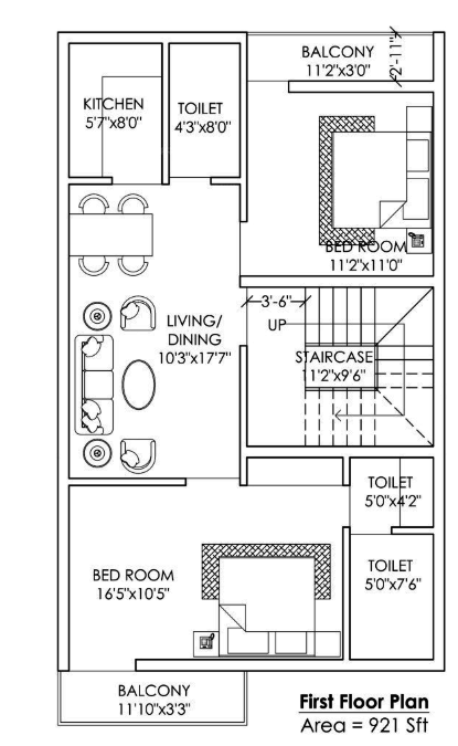  urban ville Floor Plan First Floor Plan