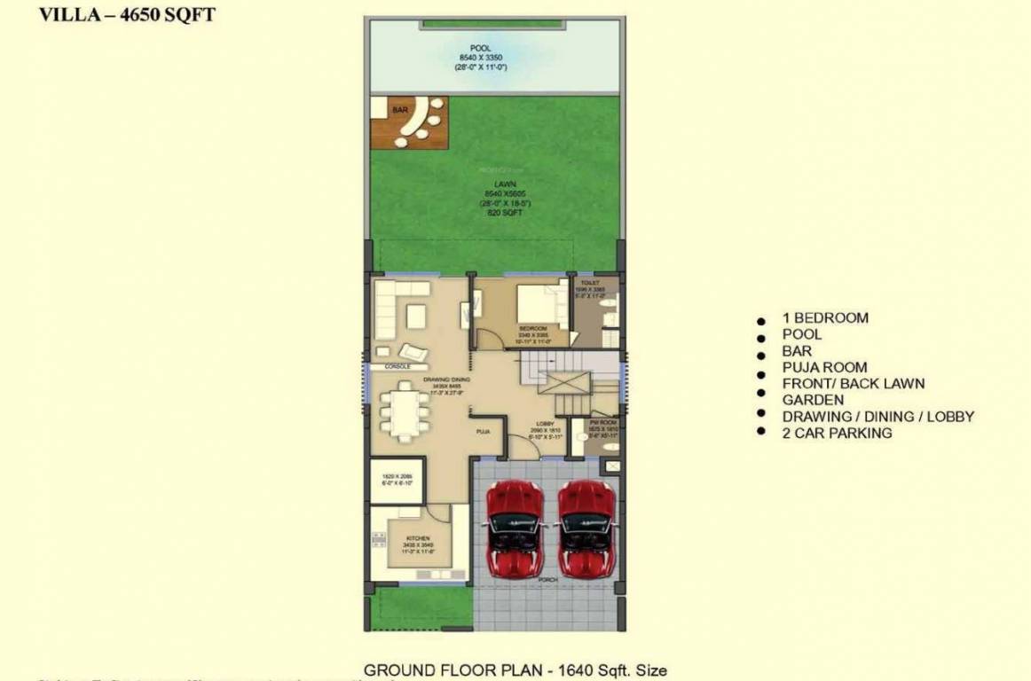  solitairian city Floor Plan Ground Floor Plan
