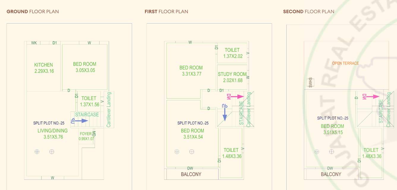  shiv bungalows Floor Plan Floor Plan