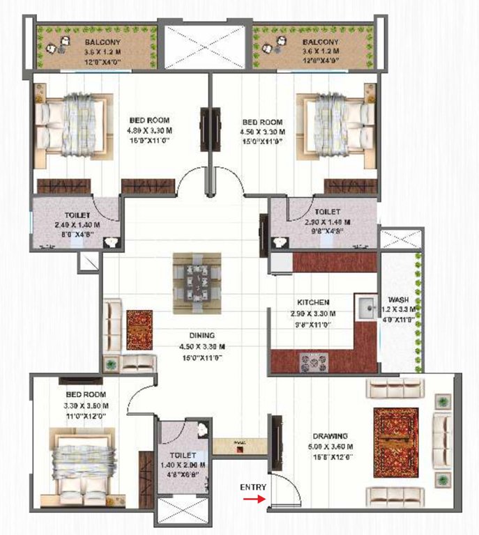  shiv aangan twin towers Floor Plan Floor Plan