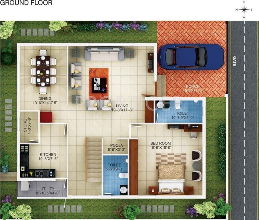 AVR Krishna Villa (4BHK+3T (3,187 sq ft) 3187 sq ft)