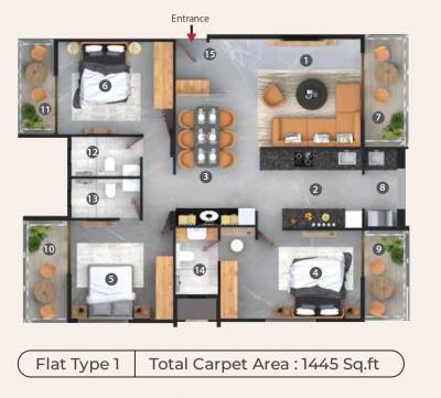  valji-residence Floor Plan Floor Plan