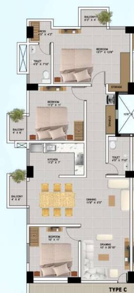  achyut-skyway Floor Plan Floor Plan