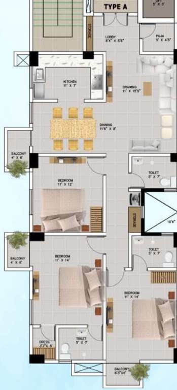  achyut skyway Floor Plan Floor Plan