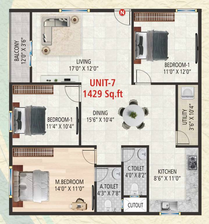 Floor Plan royal residency Floor Plan Floor Plan