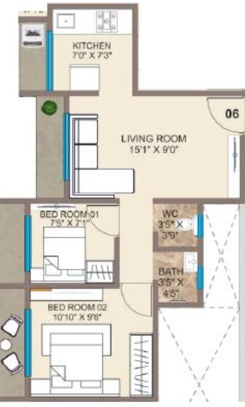 Floor Plan ruchita bliss Floor Plan Floor Plan
